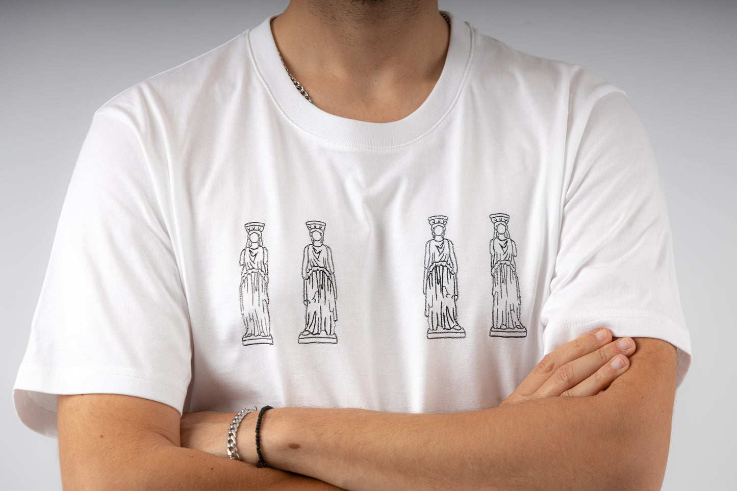 Caryatids Unisex 100% Organic Cotton T-shirt