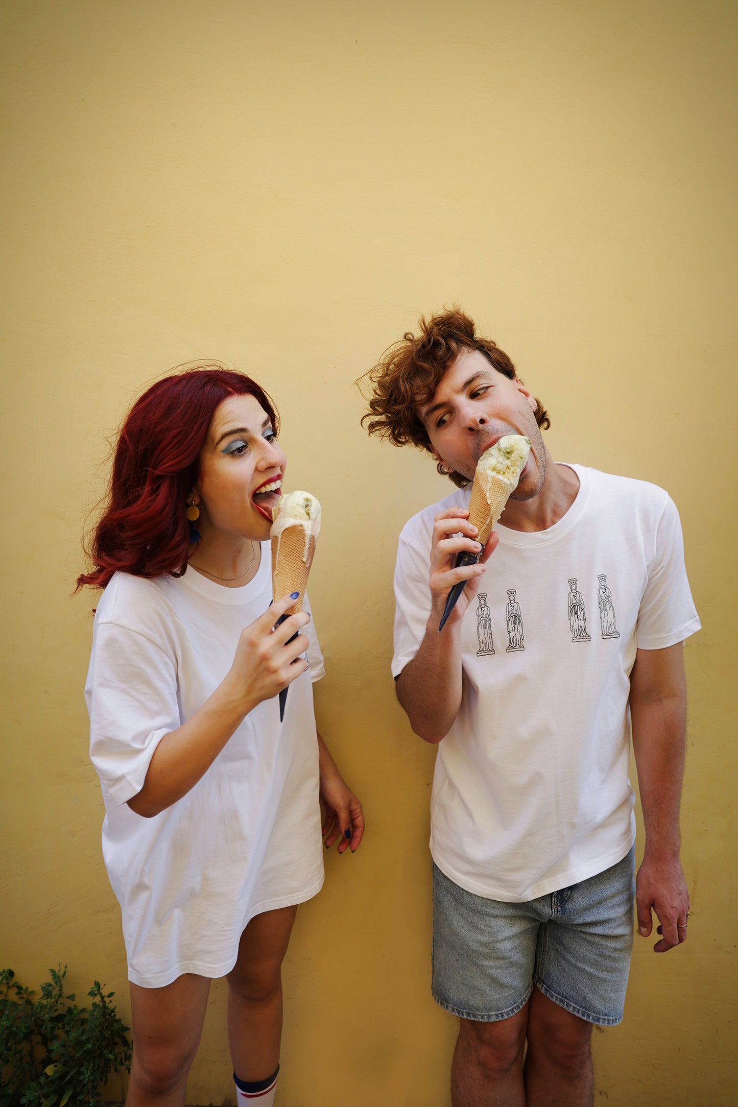Caryatids Unisex 100% Organic Cotton T-shirt