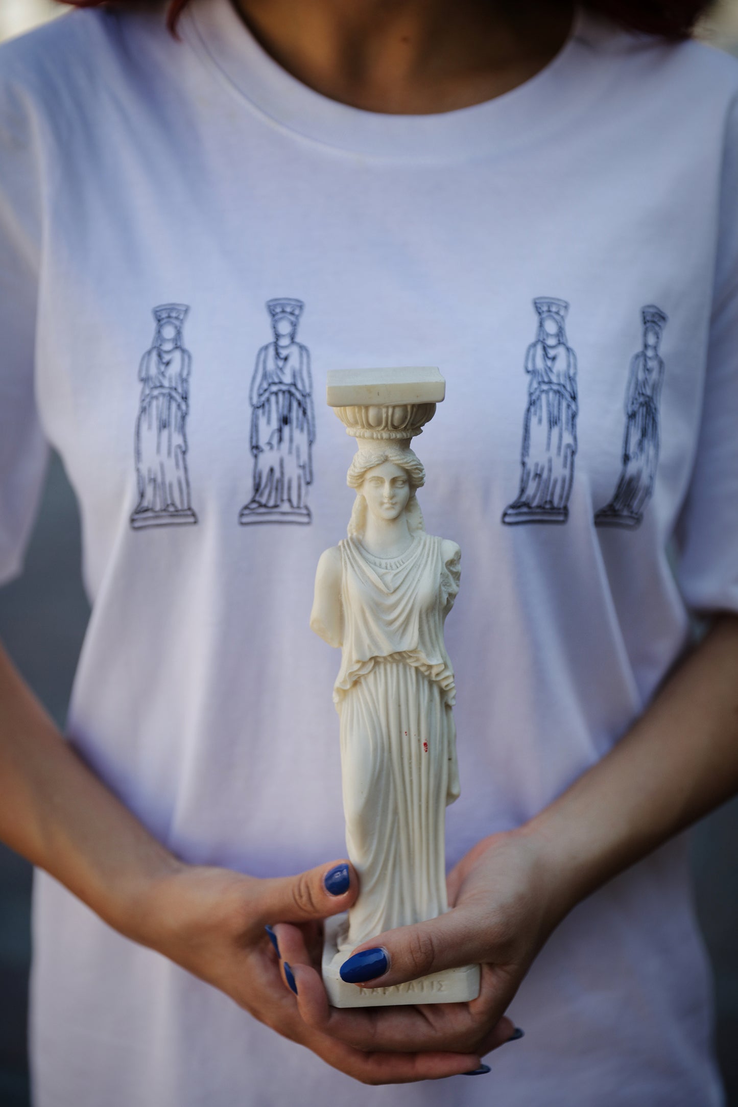 Caryatids Unisex 100% Organic Cotton T-shirt
