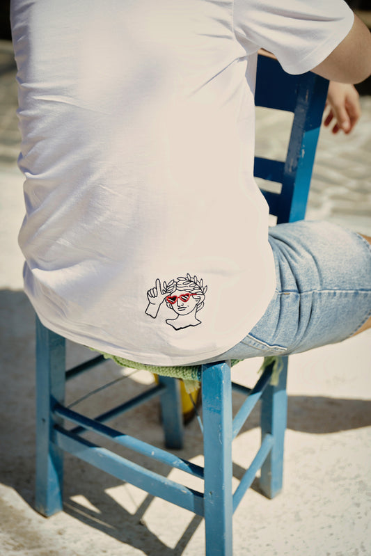 Winged Victory of Samothrace 100% Organic Cotton Unisex T-shirt | Samothrace